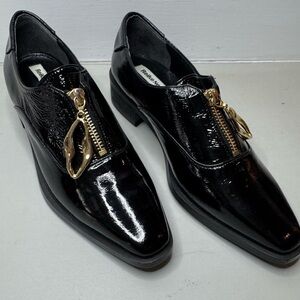 Reike Nen Oval Loafers – Black Patent Leather – Size 37 / US 7